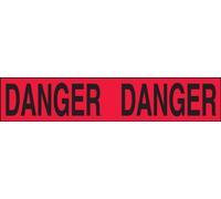 Accuform Signs MPT01 Plastic Barricade/Perimeter Tape, Legend DANGER, 3 Width x 1000-ft Length x 3-mil Thickness, Black on Red by Accuform
