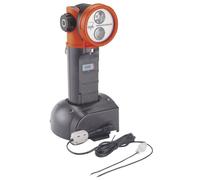 Lampe torche sans fil LED High Power Cree AccuLux 458581 IP67 TÜV-A 10ATEX0006 noir, orange signal Noir G