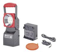 AccuLux Lampe de travail SL5 456441 – Torche sans fil LED noir/rouge 75 h