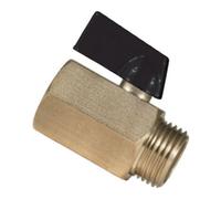 AccuLux Vortex Robinet à bille d’arrêt KV 150 1/2" AGx1/2" IG, DN 15, laiton Quantité:1