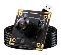 Accum Module de caméra USB 16 MP avec objectif fisheye, grand angle 180°, webcam USB 2.0 UHD 4K, Plug & Play pour PC, Raspberry Pi, Jetson Nano, Lightburn