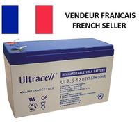 ACCUMULATEUR ACCU BATTERIE AU PLOMB 12V-7.5Ah 151x65x99mm