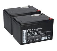 Accumulateur Compatible Pour Scooter Électrique Électromobil 24V 2x 12V 12Ah AGM