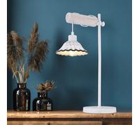 Accumulateur Luminaire Lampe de Table Chevet Bois Blanc Getüncht Hauteur