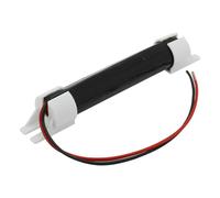 Accumulateur pour lampe de secours NiCd 3,6V 1800mAh L1x3 Sub-C avec câble de 200mm et embouts convenant pour Präzisa E08408T