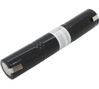 Accumulateur pour lampe de secours NiCd 3,6V 4500mAh L1x3 Mono D avec cosses à souder