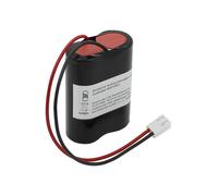 Accumulateur pour lampe de secours NiMH 2,4V 4,2Ah F1x2 7/5 Sub-C avec câble et fiche remplace Zumtobel 00072883