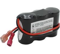 Accumulateur pour lampe de secours NiMH 3,6V 3500mAh F1x3 Sub-C avec câble de 200mm et prises Faston -4,8mm / +6,3mm