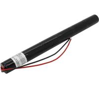 Accumulateur pour lampe de secours NiMH 7,2V 2500mAh L1x6 Sub-C avec câble de 200mm