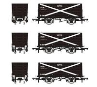 Accurascale ACC2831 P7 Trémie - NCB Noir avec croix blanche Triple Pack OO Gauge Model Railway