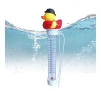 Accurate Pool Water Thermometer - Digital Floating Ice Bath Gauge, Long Rope Thermometer Fish Tank Ice Bath | Cold Water Monitoring, Swim Spa Temperature Check, Koi Pond Measurement