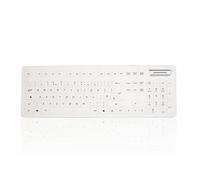 Accuratus 104V2 clavier Médical USB QWERTY Anglais britannique Blanc