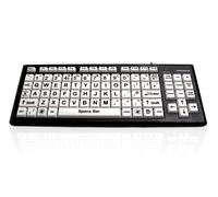 Accuratus Monster 2 clavier Bureau USB QWERTY Noir, Blanc