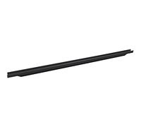 Accuride 100005398 445 mm Barre de poignée Schüco anodisée noire Prego Poignée de porte d'armoire Barre profilée à fraiser pour façades de meubles en aluminium