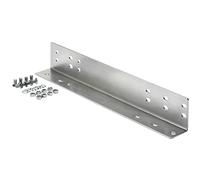 ACCURIDE DZ63560 635 Jeu d'angle Longueur 575 mm Plaque de montage pour cage à billes Acier galvanisé Argenté