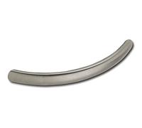 Accuride MG.35160.20 LA 160 mm Technik-Team Poignée Meissa Largeur 180 mm Poignée de meuble courbée en acier inoxydable brossé Argenté
