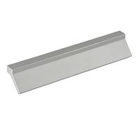 Accuride Schüco 10000762 Poignée de meuble Holst, largeur 42 mm, poignée LA 32 mm, pour tiroirs et portes d'armoire, aluminium anodisé naturel, argenté, 128 mm