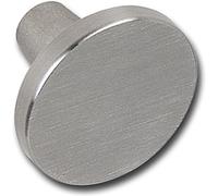 Accuride Technik-Team MK.18035.20 Bouton de meuble rond en acier inoxydable brossé Argenté Ø 23 mm Profondeur 23 mm 35 mm
