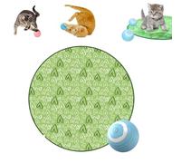 Accustomedi Cat Toy,2 In 1 Simulated Interactive Hunting Cat Toy,Cat Hunting Toys For Indoor Cats,Suitable For All Breed Sizes - Fun Catching Game For Cats Self Play For Boredom (Green + blue ball)
