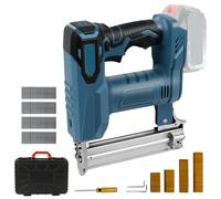Accutacker Compatible avec la batterie au lithium Makita 18 V, 80 clous/min, agrafeuse électrique 2 en 1 de 100 W avec 500 ongles droits et 500 ongles en forme de U (sans batterie)