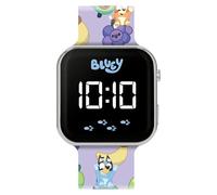 Accutime Bluey Kids Fruits Montre à affichage LED avec bracelet en silicone pour enfants