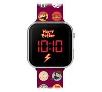 Accutime Harry Potter HP4155 Montre numérique LED pour Enfants | Bracelet en silicone rouge