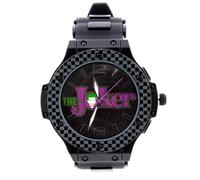 Accutime Joker Purple Logo Black Montre Homme