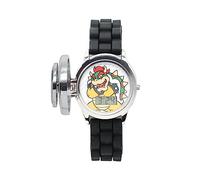 Accutime Kids Nintendo Super Mario Digital Flashing LCD Quartz Childrens Wrist Watch for Boys, Girls, Toddlers with Black Color Strap (Model: GSM4195AZ)