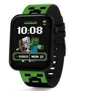 Accutime Montre intelligente Minecraft MIN4363ARG pour enfant – bracelet imprimé vert