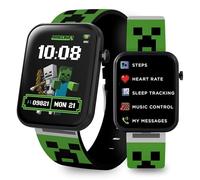 Accutime Minecraft MIN4363ARG Montre intelligente pour enfant avec bracelet imprimé Vert