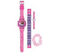 Accutime Coffret cadeau Gabby's Dollhouse GAB40034 Montre, réveil éducatifs et bracelets