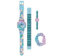 Montre et réveil éducatifs Accutime Coffret cadeau montre et bracelets Disney Stitch