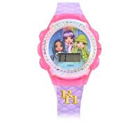 Accutime Rainbow High RNB4002AZ Montre numérique pour enfants avec lumières clignotantes LED et écran LCD Bracelet en plastique Violet