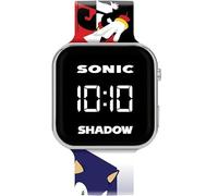 Accutime Sonic and Shadow The Hedgehog Montre à affichage LED avec bracelet en silicone pour enfants