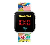 Accutime Spongebob Squarepants SGB4160 Montre LED multicolore avec bracelet imprimé