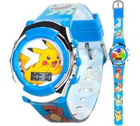 Accutime Unisexes-Enfants Numérique Quartz Montre avec Bracelet en Plastique POK4237AZ