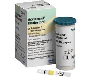 Accutrend - Cholesterol strips (25pcs) by Roche Diagnostics