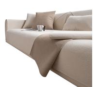 ACCZ Chenille Sofa Cover,1/2/3/4 Seater L Sofa Cushion,Furniture Protector for Dogs, Cats and Pets,Universal Couch Cover for Living Room.(70X120cm, Offwhite)