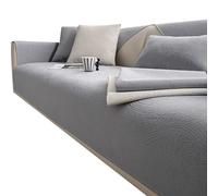 ACCZ Chenille Sofa Cover,1/2/3/4 Seater L Sofa Cushion,Furniture Protector for Dogs, Cats and Pets,Universal Couch Cover for Living Room.(110X180cm, Gray)