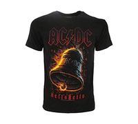 Hells Bells T-shirt ACDC pour homme AC/DC original Noir T-shirt Cloche Hard Rock, Noir , X-Small