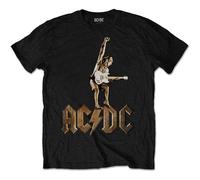 ACDC Angus Young Statue Rock Music T-Shirt Officiel Hommes