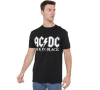 ACDC Back in, Black, T-Shirt Unisexe, Noir, XL, Noir, XL