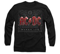 ACDC Black Ice Mens Long Sleeve T Shirt Tricot, Noir, L Mixte