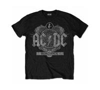 Acdc Black Ice T-Shirt Licence Officiel Manga Coupe Clou Homme ROCK OFF ACDCTS40