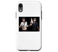 ACDC Bon Scott & Angus Young Drinking par Dick Barnatt Coque pour iPhone XR