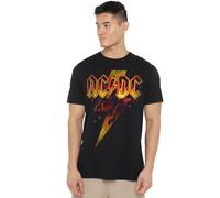 ACDC Fire Bolt T Shirt, Noir, XXL Unisexe-Adulte, Noir, XXL