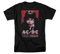 ACDC - Haute Tension En Direct 1975 - T-Shirt Court Unisexe Pour Adultes - Noir