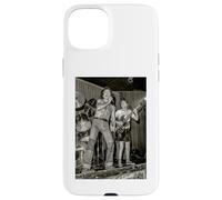 ACDC Live Bon Scott & Angus Young par Dick Barnatt Coque pour iPhone 15 Plus