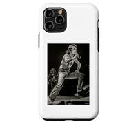 ACDC Live in London 1976 Bon Scott par Dick Barnatt Coque pour iPhone 11 Pro