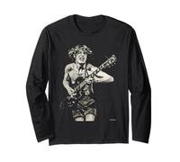 ACDC Lock Up Your Daughters Tour Angus Young par Dick Barnatt Manche Longue